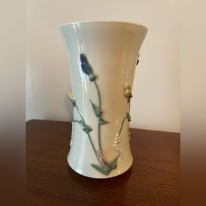 Studio Art Pottery Vase Hand Thrown Earthenware Artist Signed